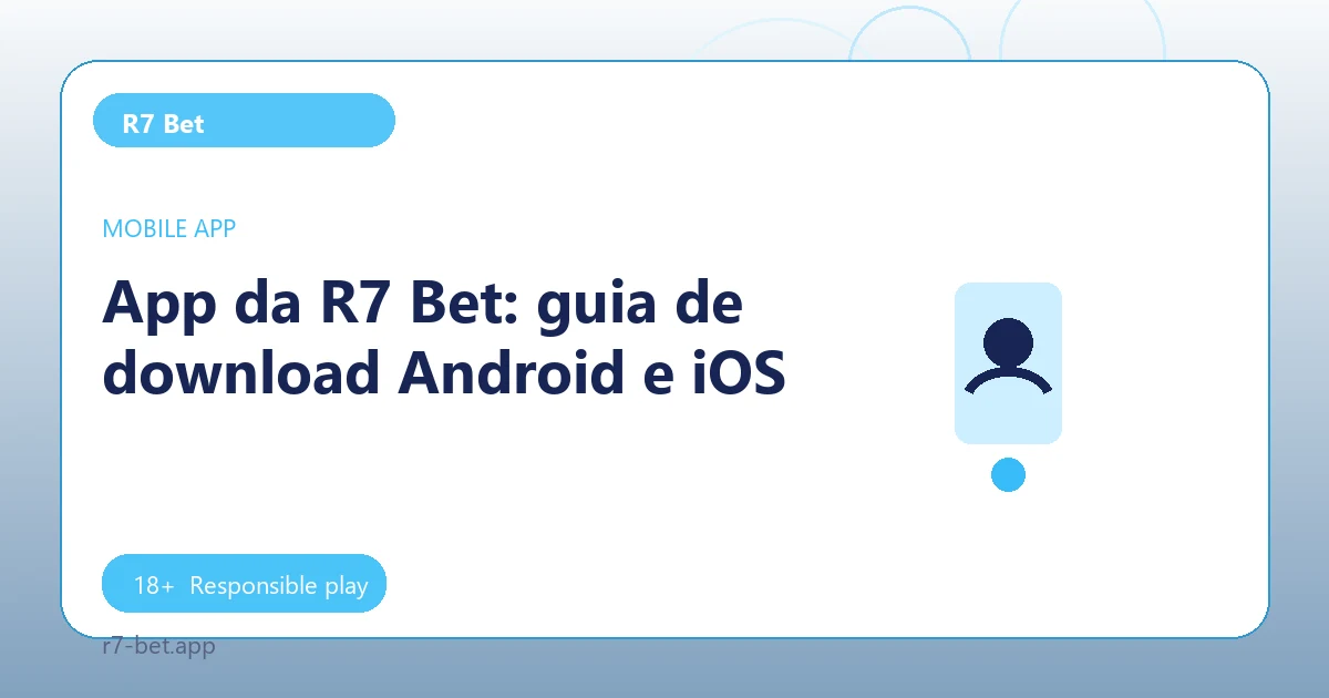 App da R7 Bet: guia de download Android e iOS - R7 Bet guide
