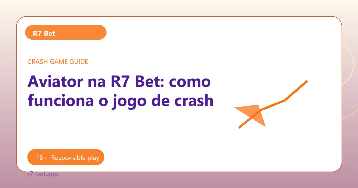 Aviator na R7 Bet: como funciona o jogo de crash - R7 Bet guide